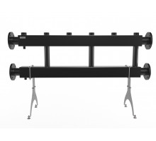 Модульный коллектор MK-600-3x50 (до 600 кВт, 2 магистр. подкл. Фл.Ду80, 3 контура G 2″ вверх или вниз)